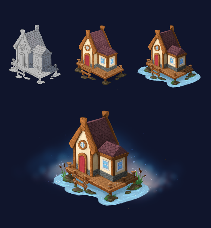 Домик на болоте