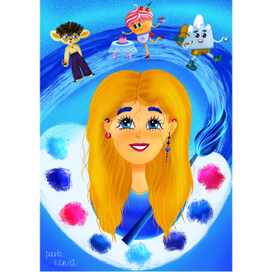 Девочка-иллюстратор 