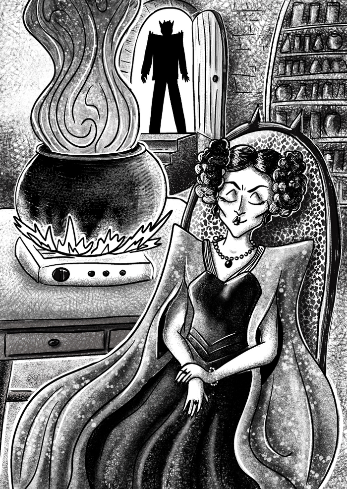 В кабинете колдуньи