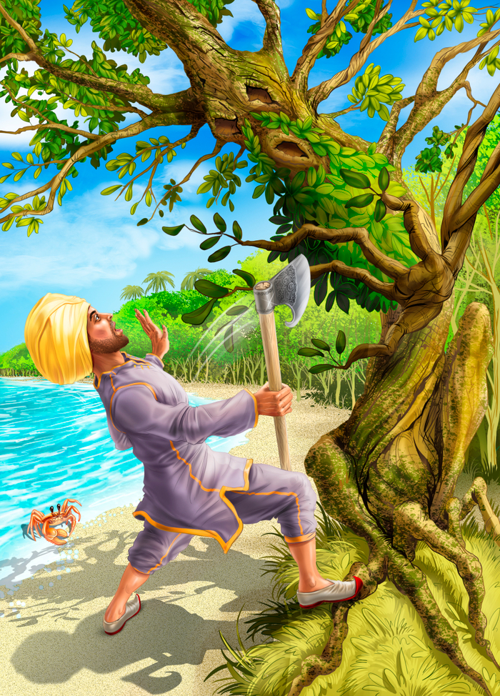 Indian carpet weaver