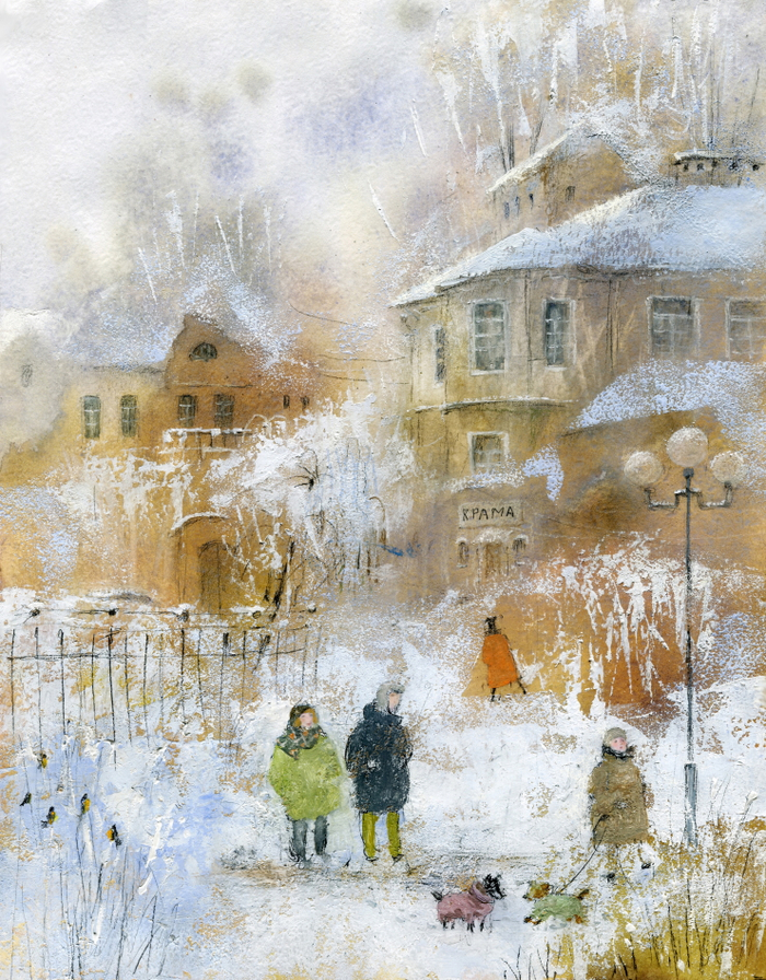 Этюд.Зима.