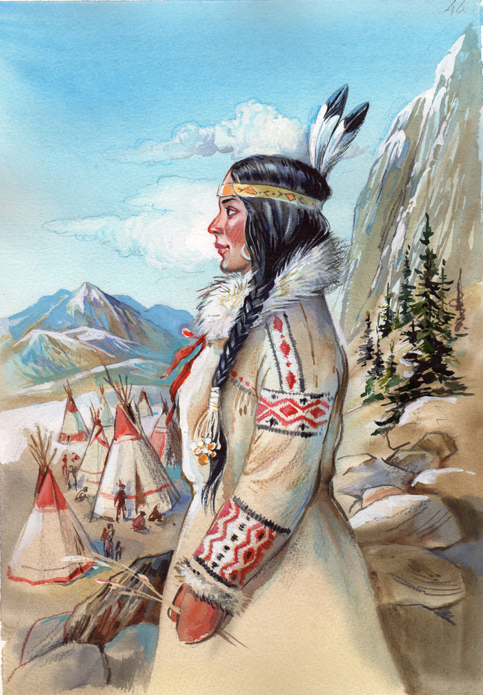 " Дочь вождя" Смок и Малыш