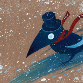 Снежная буря.