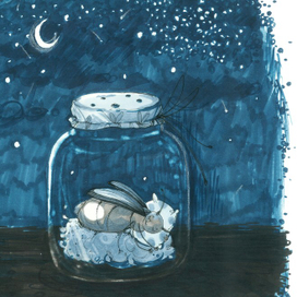 Светлячок, иллюстрация к произведению