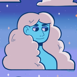 Девушка в облаках