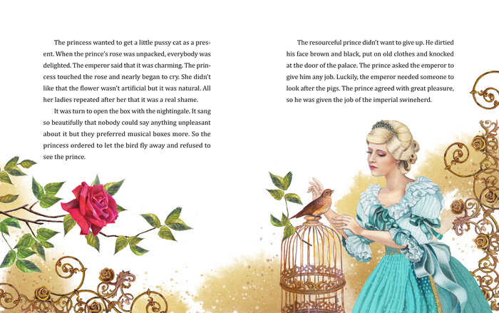 Иллюстрация к сказке Ганса Христиана Андерсена " Свинопас"