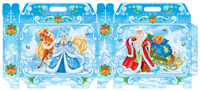 Дед Мороз и Снегурочка (новогодняя упаковка)