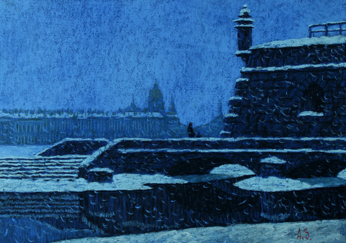 Зима. Бастион Нарышкина