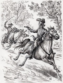 полосная илл. к роману В .Пикуля  ПЕРОМ И ШПАГОЙ  (2)