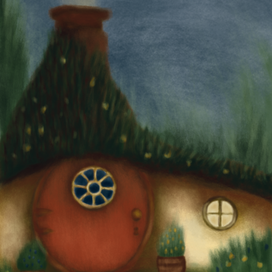 Дом с красной дверью