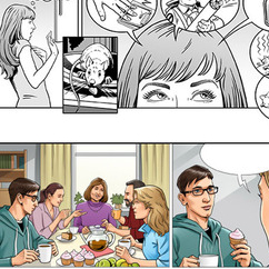 Примеры комикс-стрипов