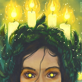 Йоль (цитрус и ель)