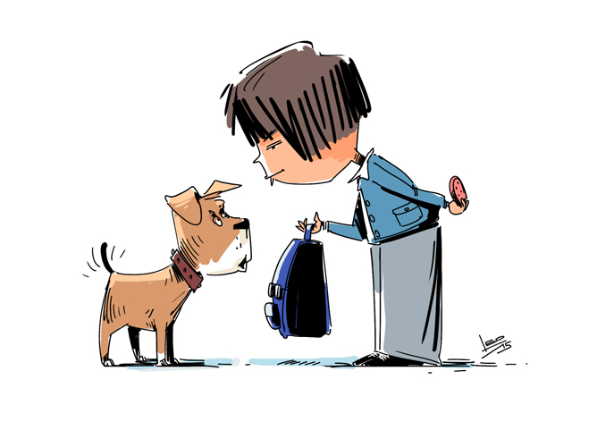 Колбаску хочешь?..