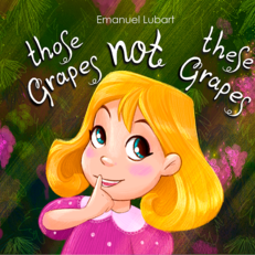 Обложка для детской книге о волшебном винограде
