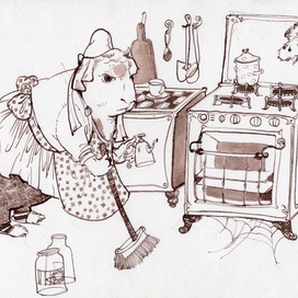 Паук на кухне