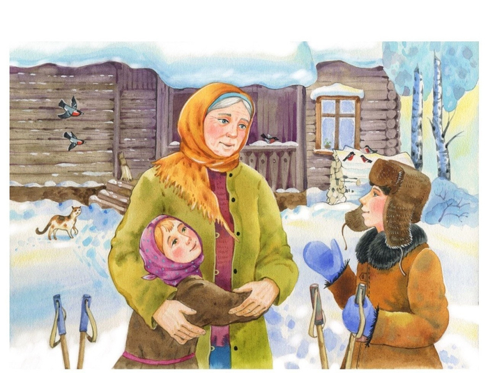 К повести Любови Воронковой "В гостях у бабушки Марфы"