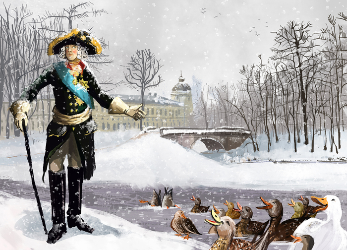 Павел и Утки (в Гатчине)