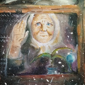 Скотч на окнах