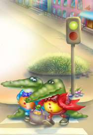 крокодилы в городе