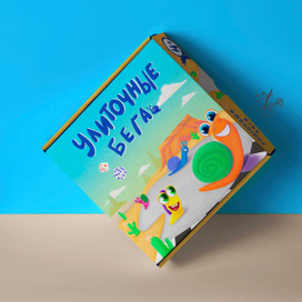 Детская настольная игра. Улиточные бега