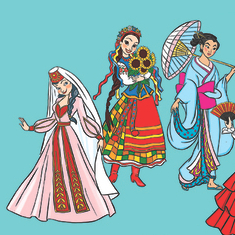 Народные костюмы