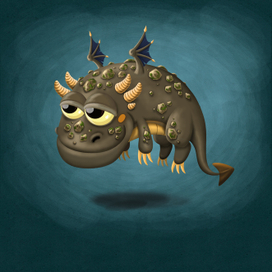 Персонаж Каменный Дракон.