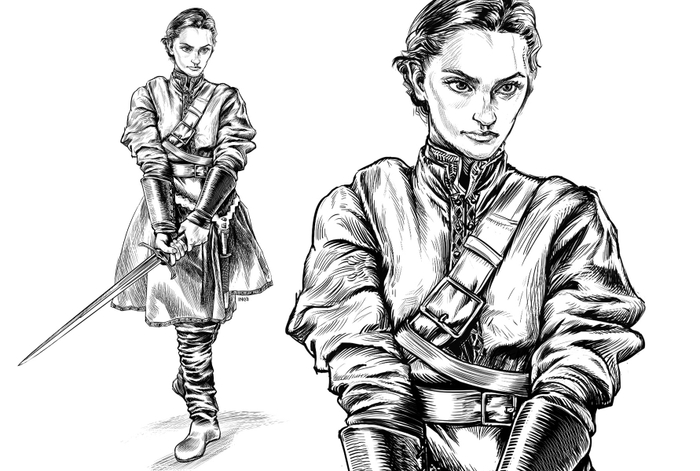 Девушка с мечом (стадик)