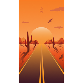 векторный пейзаж