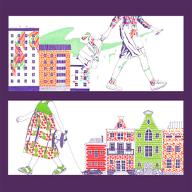 Город входил в комнату одновременно с ней