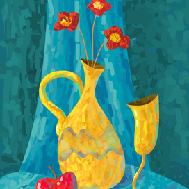 Натюрморт с цветами