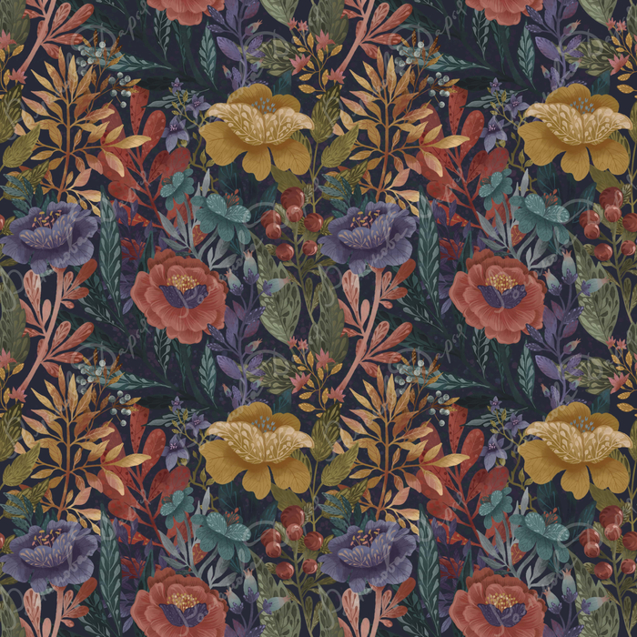 Паттерн бесшовный «цветы»