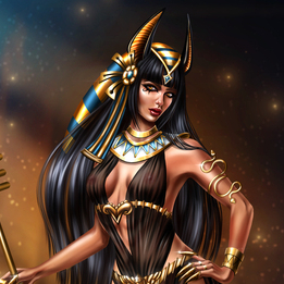Женское воплощение египетского бога Анубиса