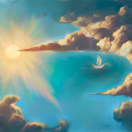 корабль в бухте