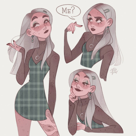 Студентка Слизерин | Дизайн персонажа