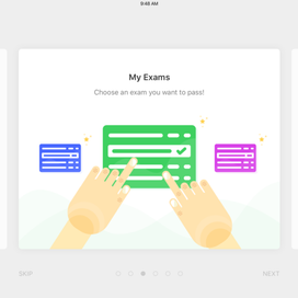 Exacurate iPad App - уникальная платформа, позволяющая пользователям приобретать и проходить тесты по английскому языку. (заказчик из USA)