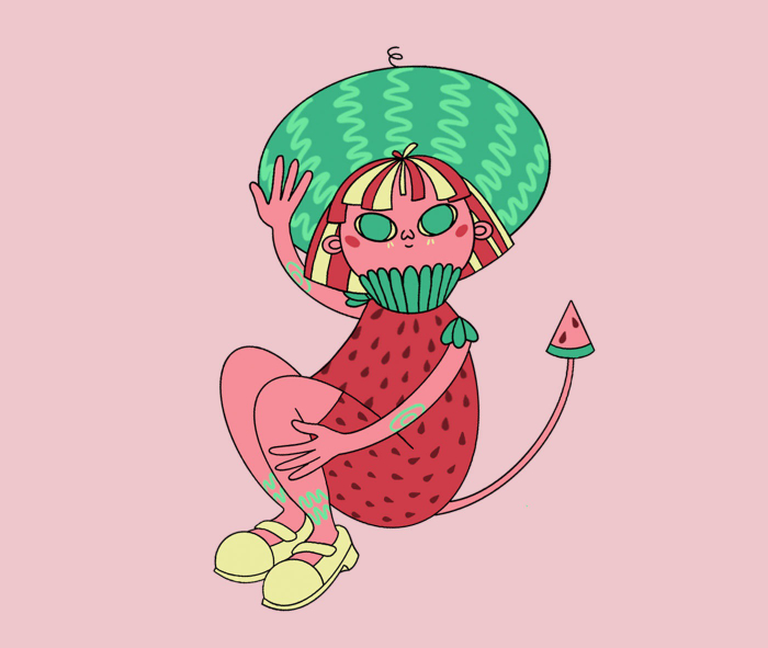 Арбузная девочка