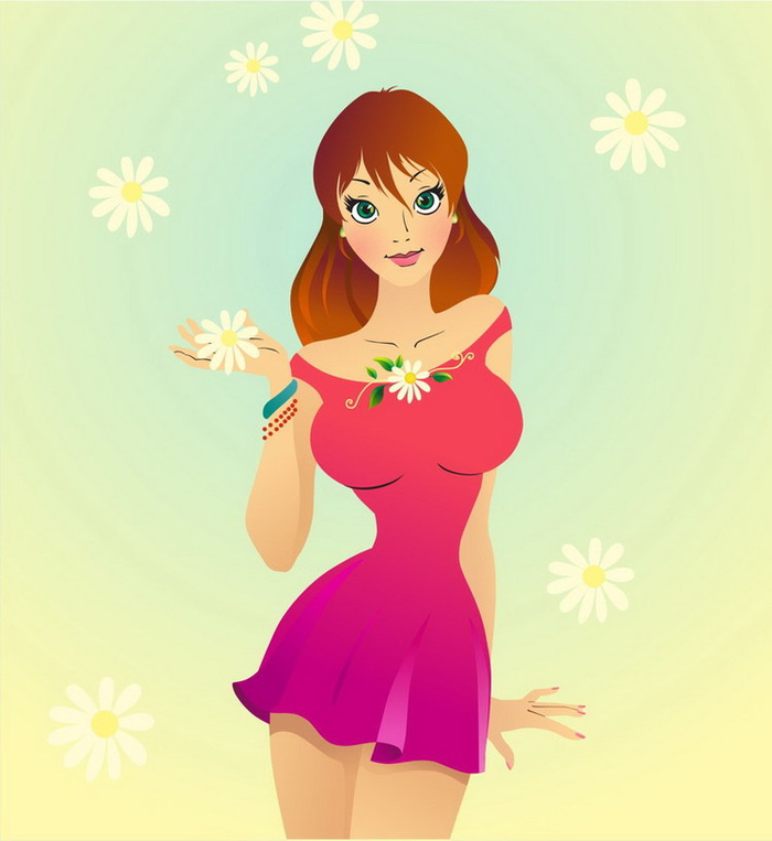 Девушка -весна