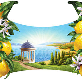 Иллюстрация для лимонада ТМ "Напитки из Черноголовки".