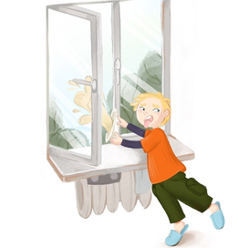 Книжная иллюстрация к «Денискины Рассказы» 