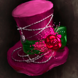 Розовая шляпа