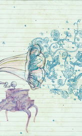 "Отчего тебе плачется, милая?" Иллюстрации к сборнику стихов "Лента времени" Б. Шапиро-Тулина.