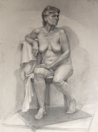 рисунок обнаженной фигуры