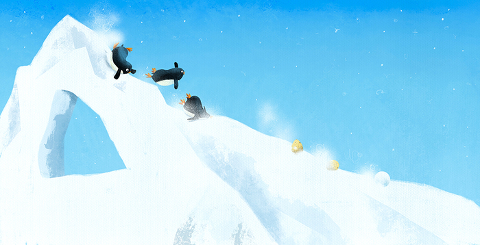 иллюстрация к книге "Пин, Гвин и Пингвин"