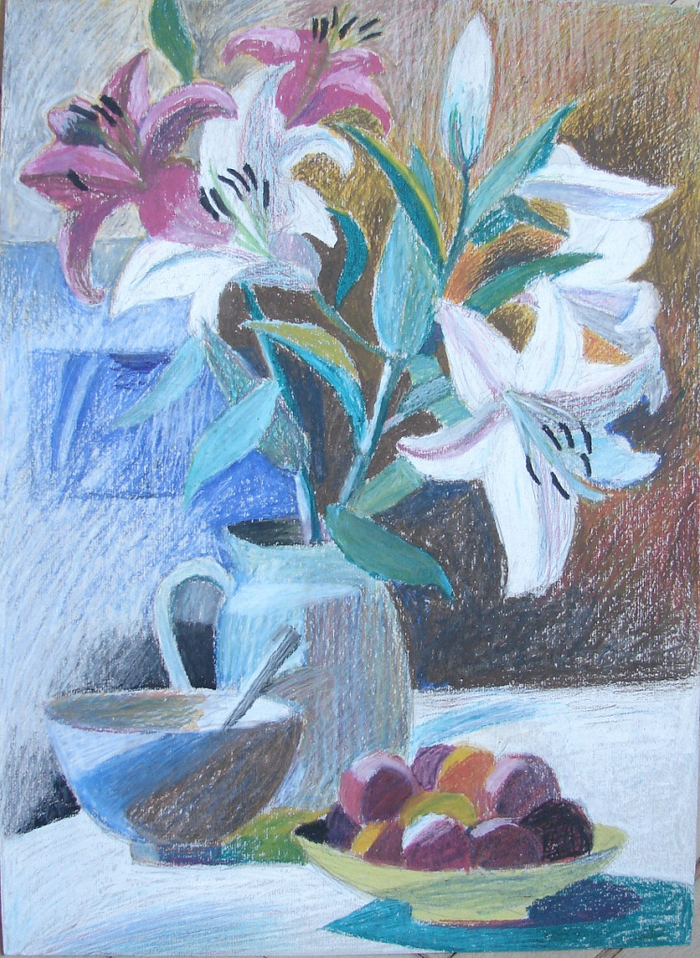 лилии и сливы