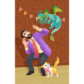 Дракончик пихалка и Экстрасенс