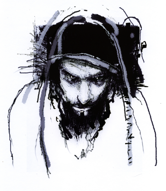 Mikhail Bulgakov's "Master and Margarita". illustration. Iosif Kaifa ...