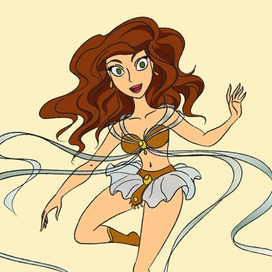 Персонаж комикса. Viva, элементаль Воздуха