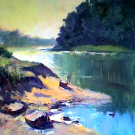 Утреннее солнце...этюд