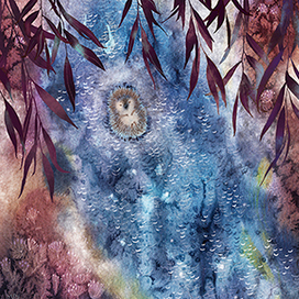 Я ёжик. Я упал в реку.