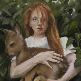 Маленький олень